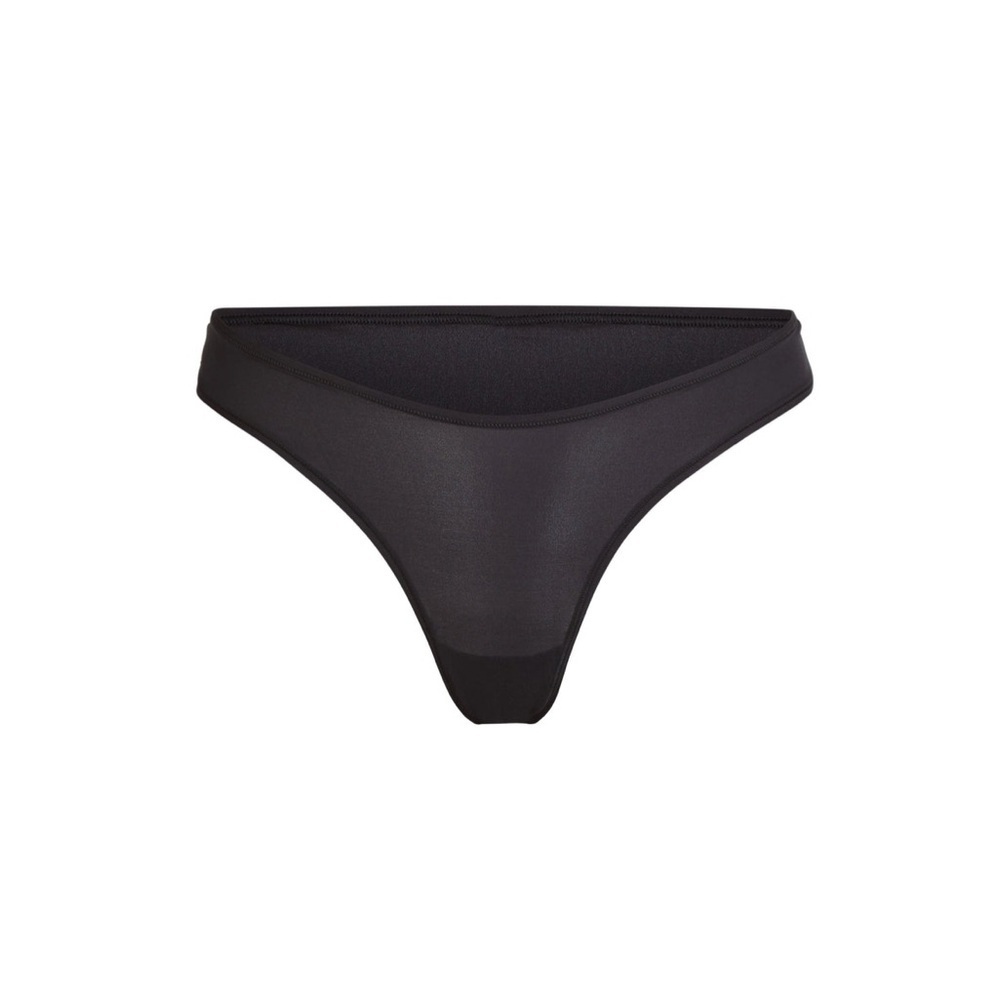 NWT Skims “Dipped Front Thong” in Onyx - Picture 2 of 3